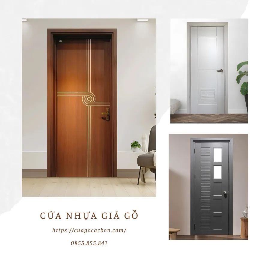 Báo giá cửa nhựa giả gỗ