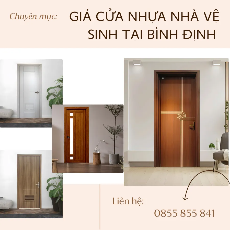 Giá Cửa Nhựa Nhà Vệ Sinh Tại Bình Định – Mẫu mới nhất