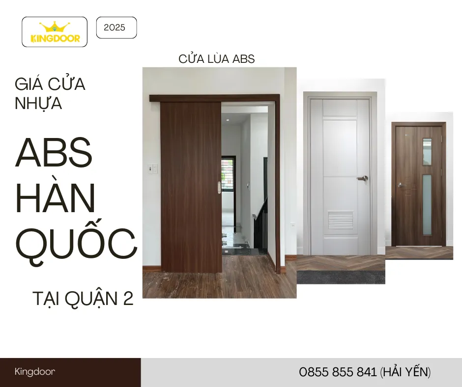 Báo giá cửa nhựa ABS Hàn Quốc tại Quận 2 – Giá mới nhất