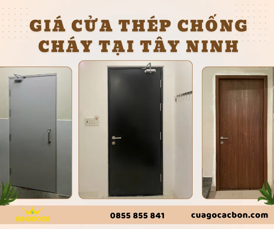 Giá Cửa Thép Chống Cháy Tại Tây Ninh Có Kiểm Định